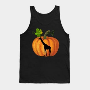 Giraffe in pumpkin Tank Top